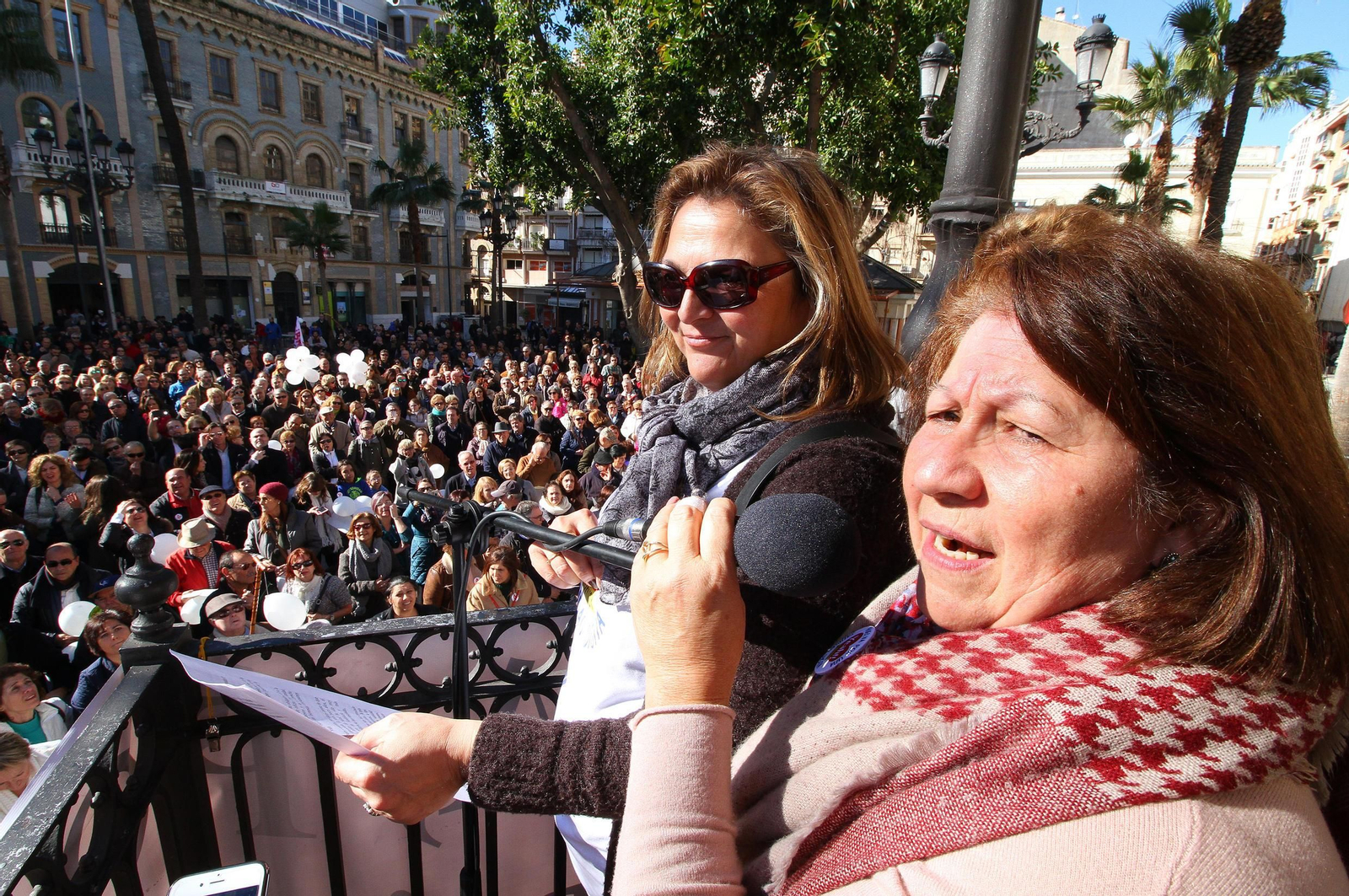 La marea blanca, en Huelva