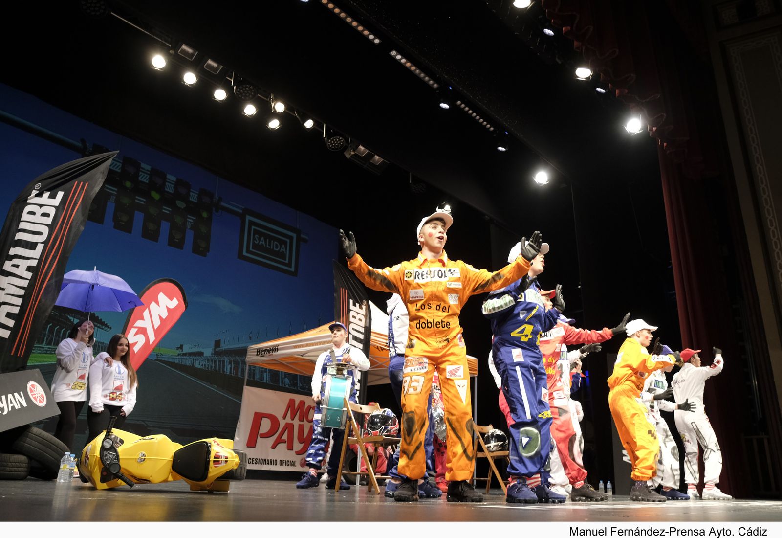 La chirigota 'Los de la parrilla'.