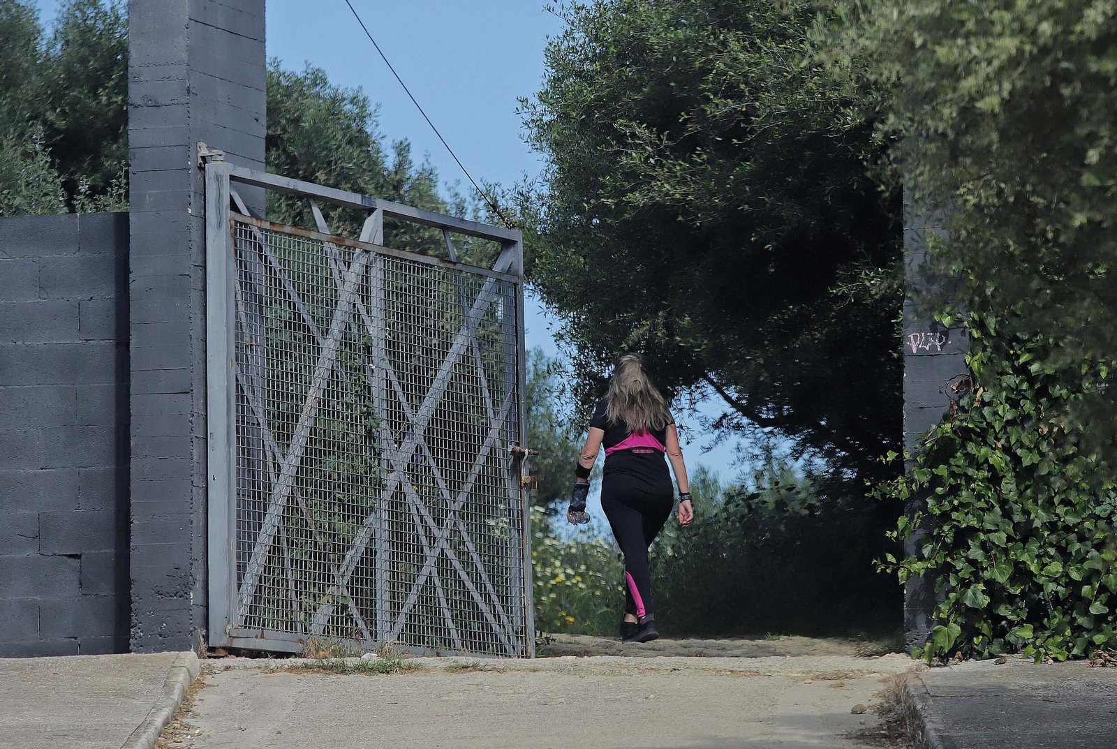 Fotos del estado de abandono del Parque del Centenario de Algeciras