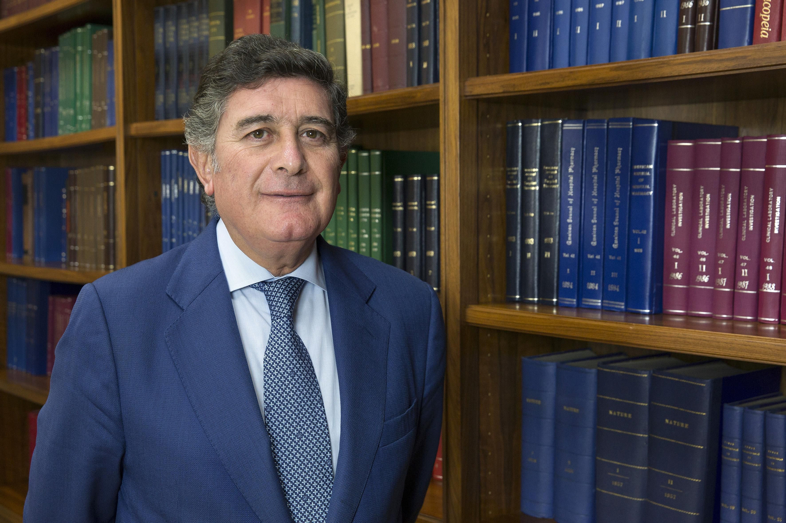 El presidente del Colegio de Farmacéuticos de Sevilla, Manuel Pérez.