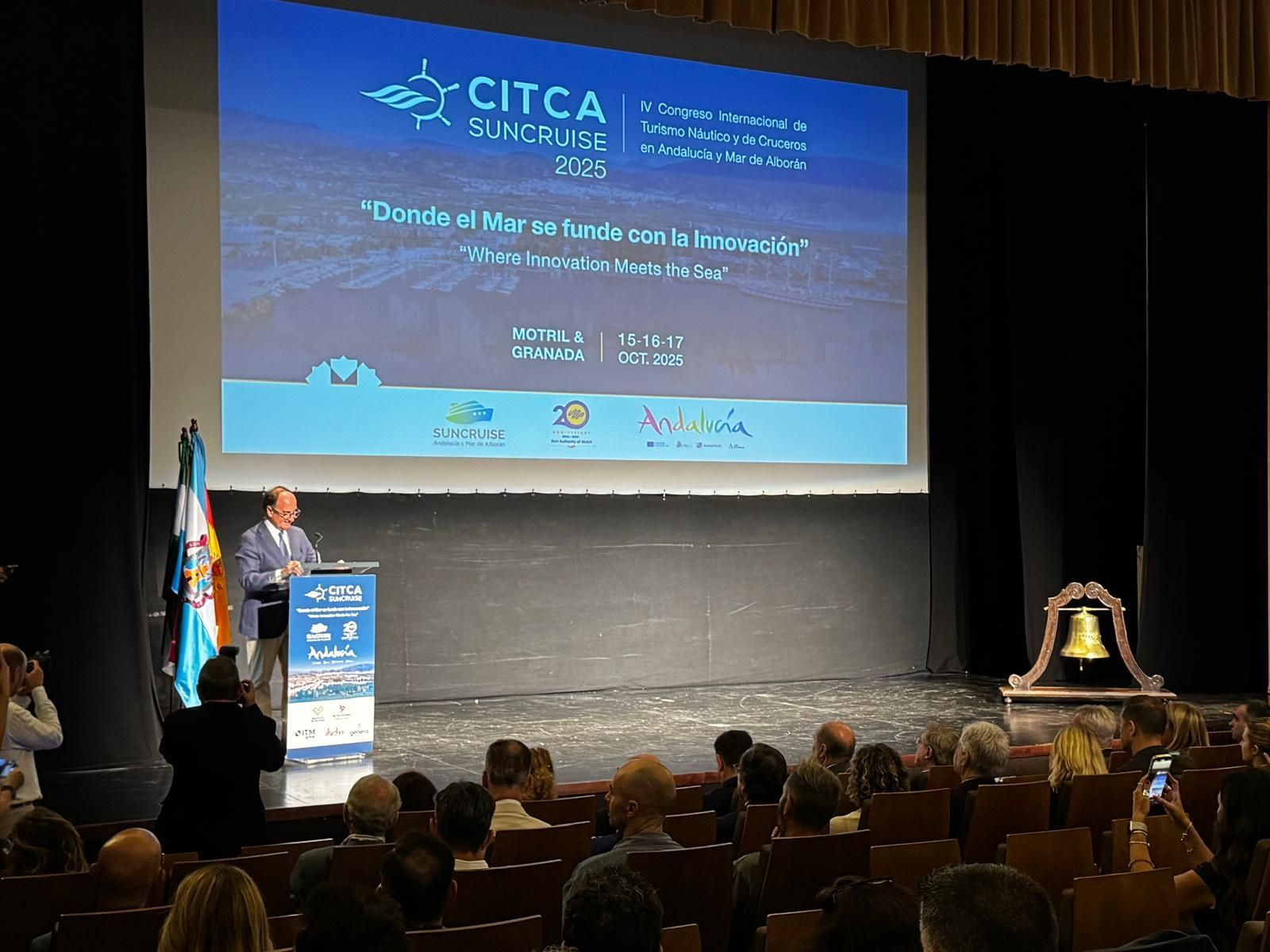 El presidente de Suncruise, Gerardo Landaluce, en la inauguración del CITCA 2025