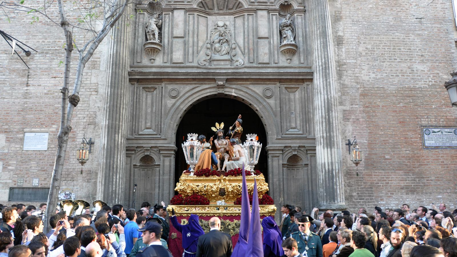 El paso de misterio de la Coronación de Espinas de la Hermandad del Valle.