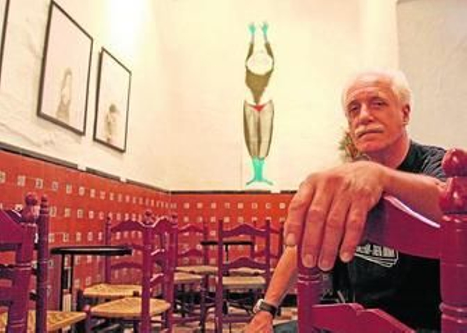 Peter Mair, propietario de Galería-Taberna Ánima.