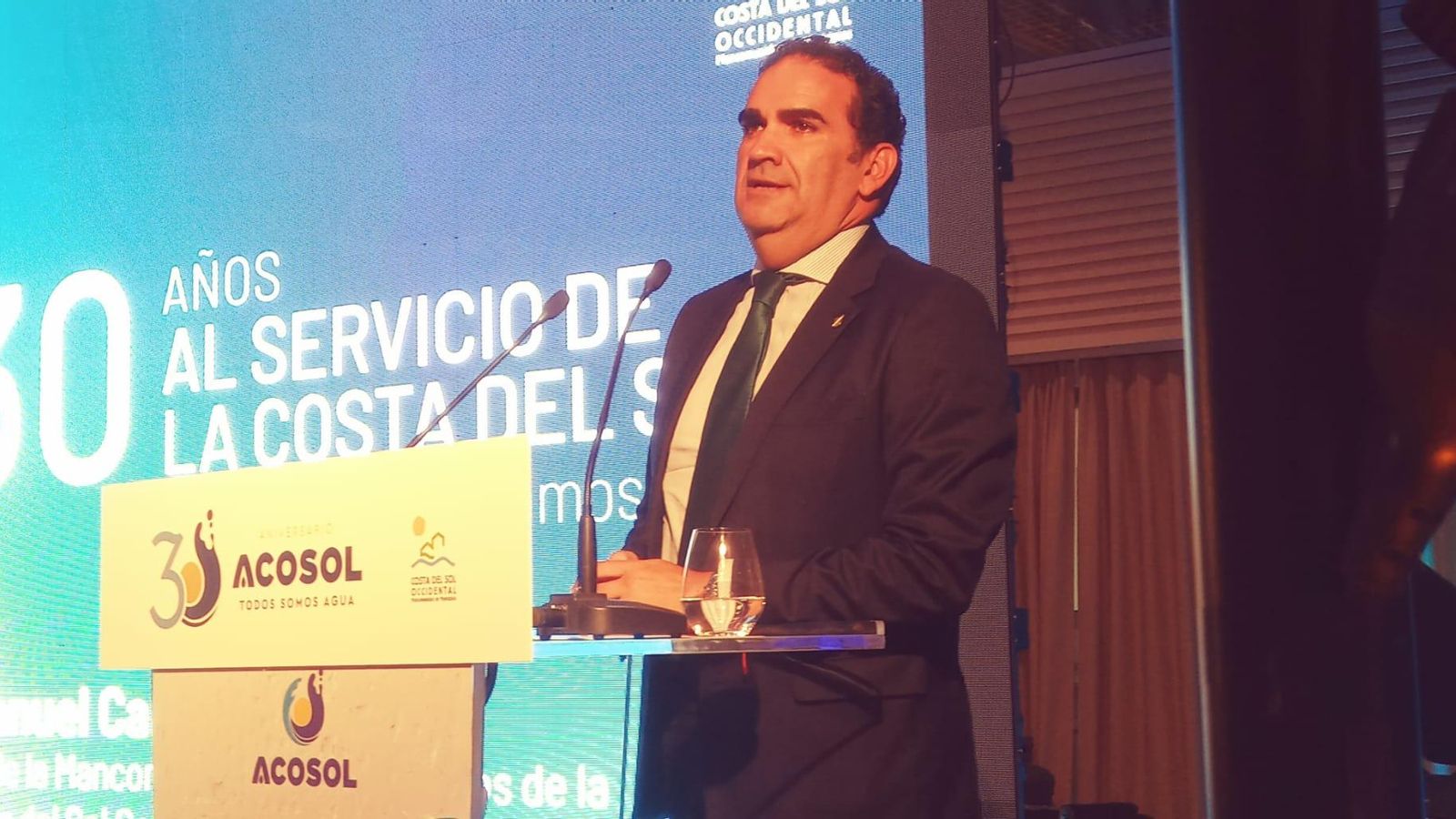 El presidente de la Mancomunidad de Municipios de la Costa del Sol occidental, Manuel Cardeña.