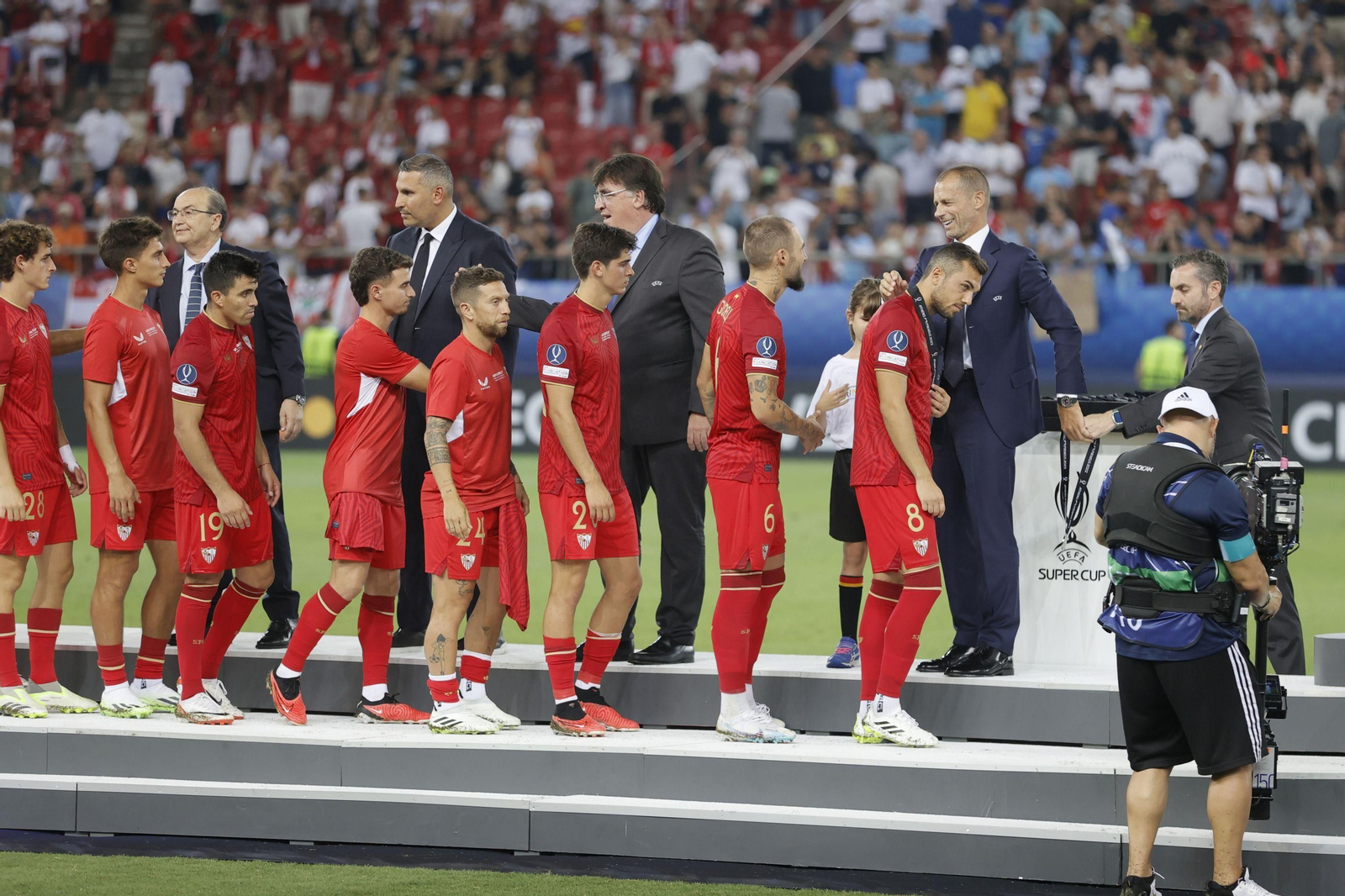 Las fotos del Manchester City-Sevilla FC en la Supercopa de Europa