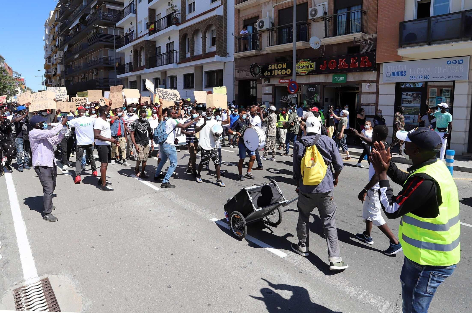 Imágenes de la manifestación por la regularización de inmigrantes