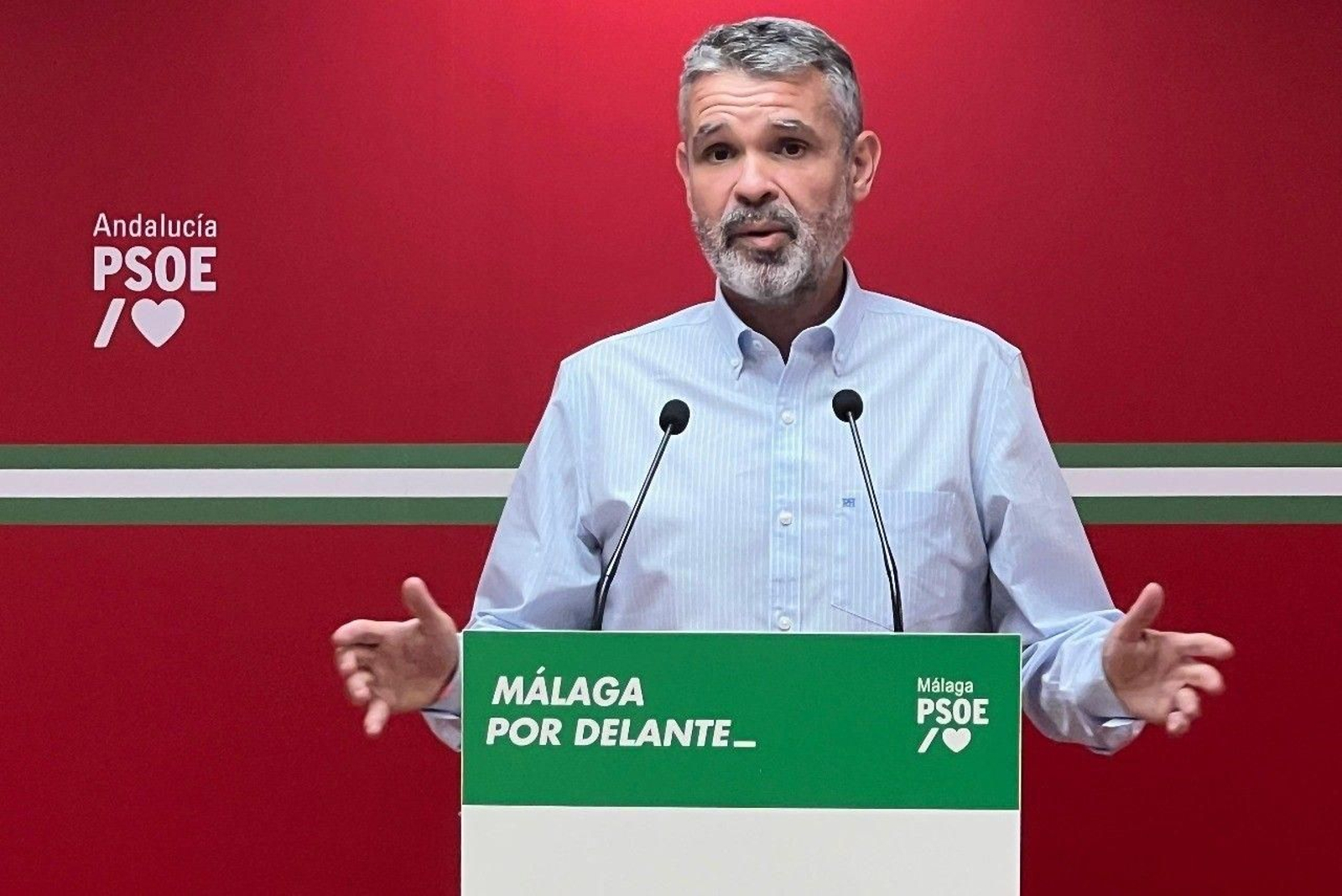El secretario de Organización del PSOE de Málaga, José Bernal, en una imagen de archivo