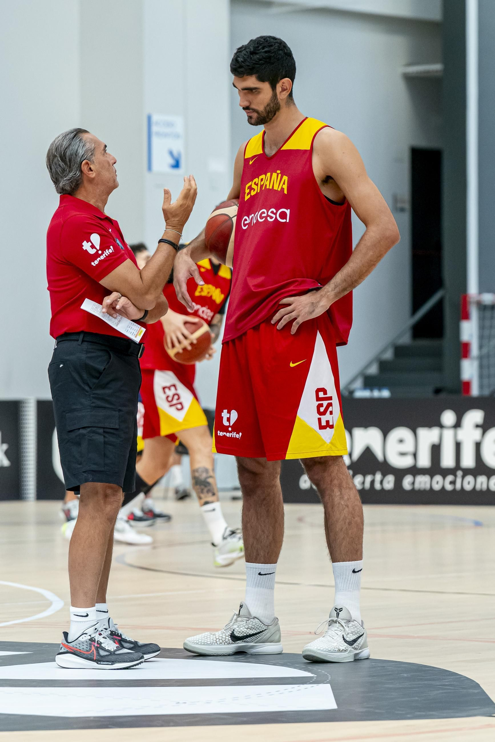 España acaba su trabajo en Madrid antes de venir a Málaga