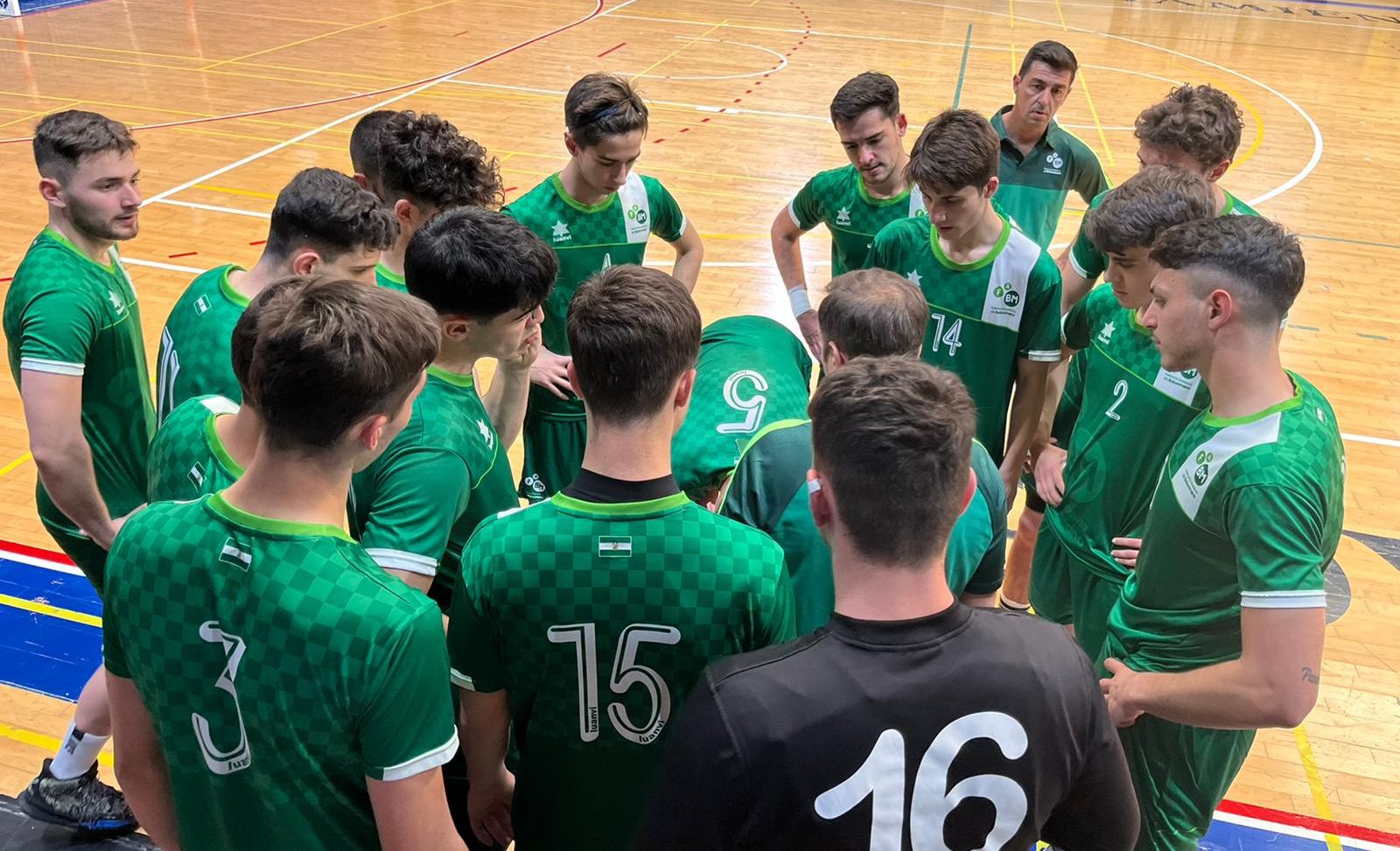 Uno de los planteles de las categorías inferiores andaluzas de balonmano.