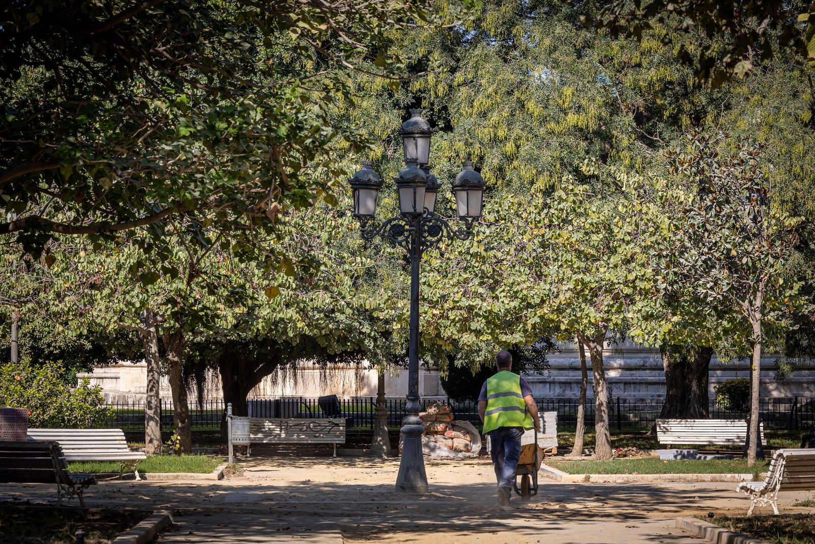 Así van las obras de la Plaza España
