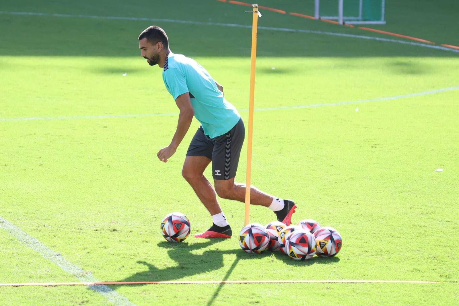 Las imágenes del entrenamiento del Málaga en La Rosaleda Las imágenes del entrenamiento del Málaga en La Rosaleda