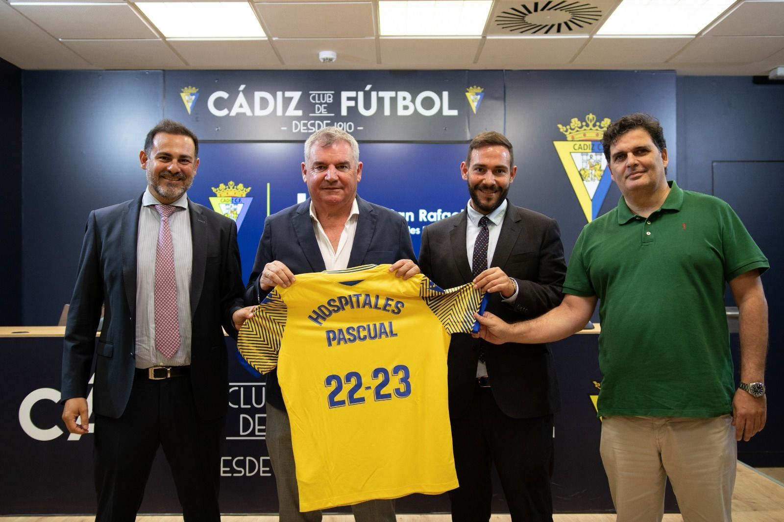 José Manuel Pascual (i), Manuel Vizcaíno, Francisco Pascual y Rafael Contreras.