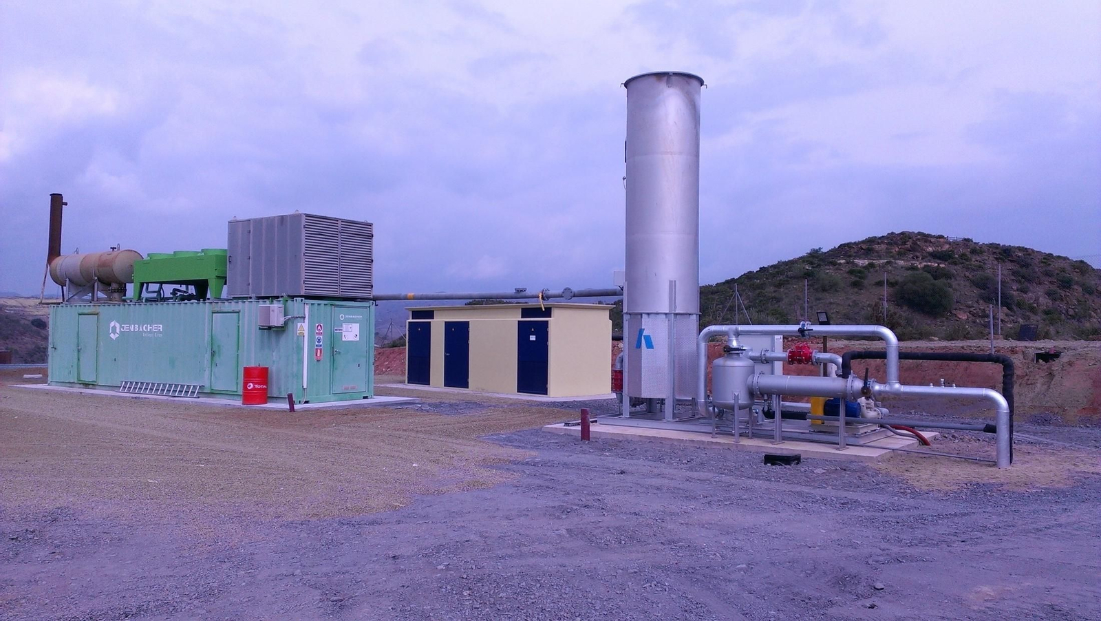 Instalación de desgasificación de Limasa.