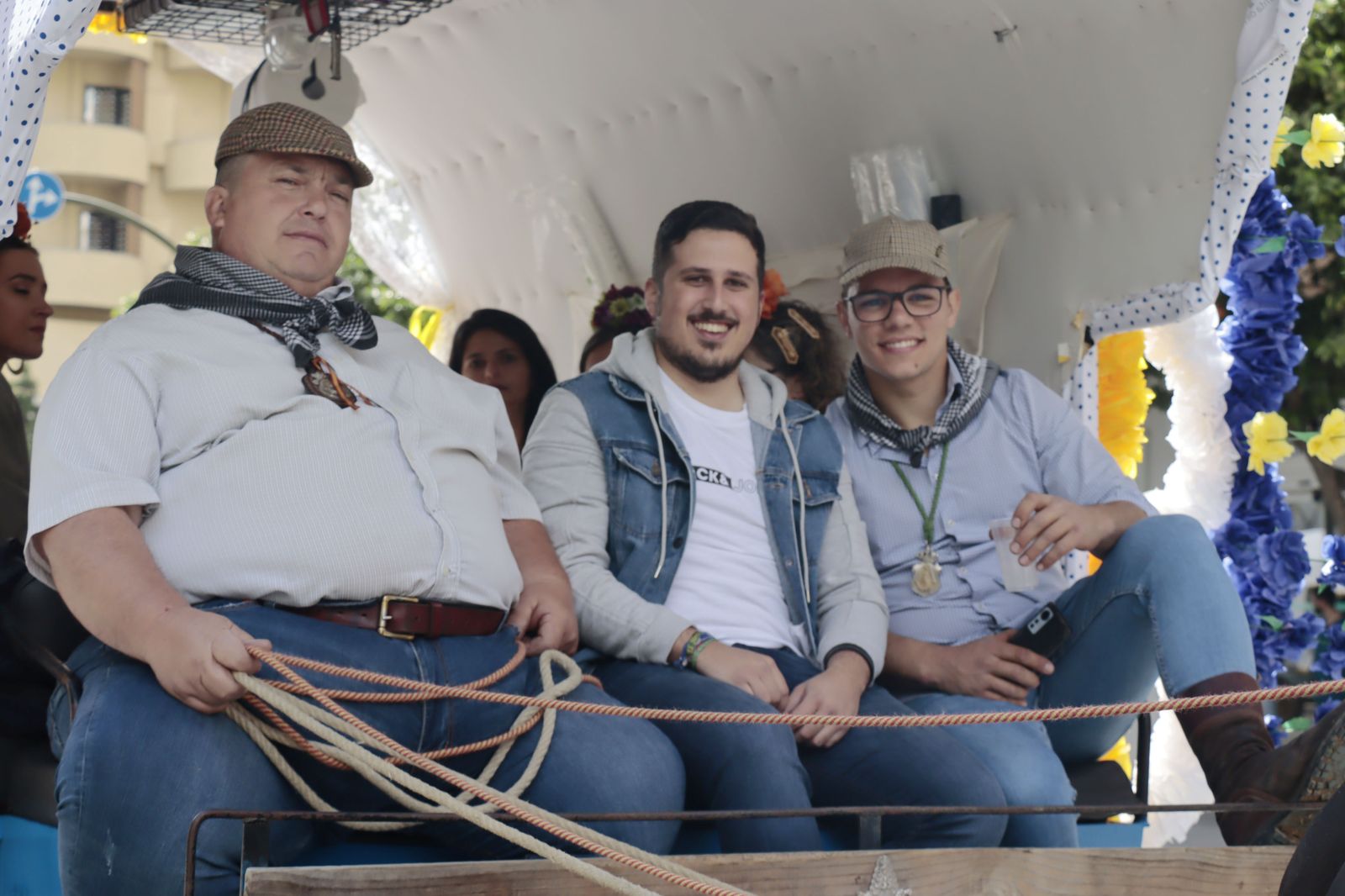 Imágenes de los carros de la Hermandad del Rocío de Huelva