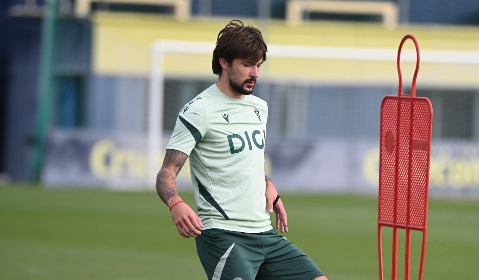 Kovacevic en el entrenamiento del sábado.