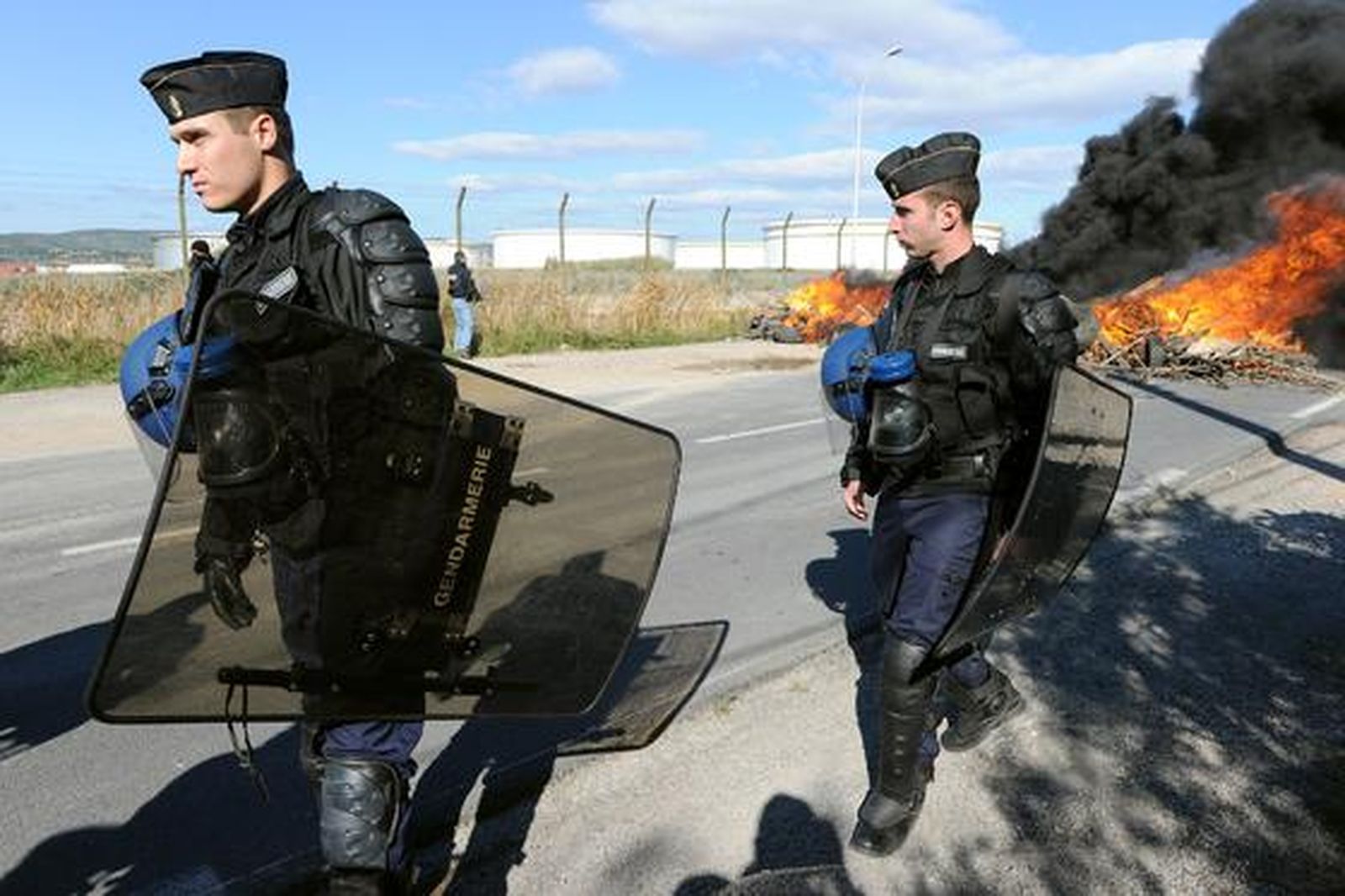 Los franceses se echan a la calle para que Sarkozy no eleve la edad de jubilación.

Foto: AFP