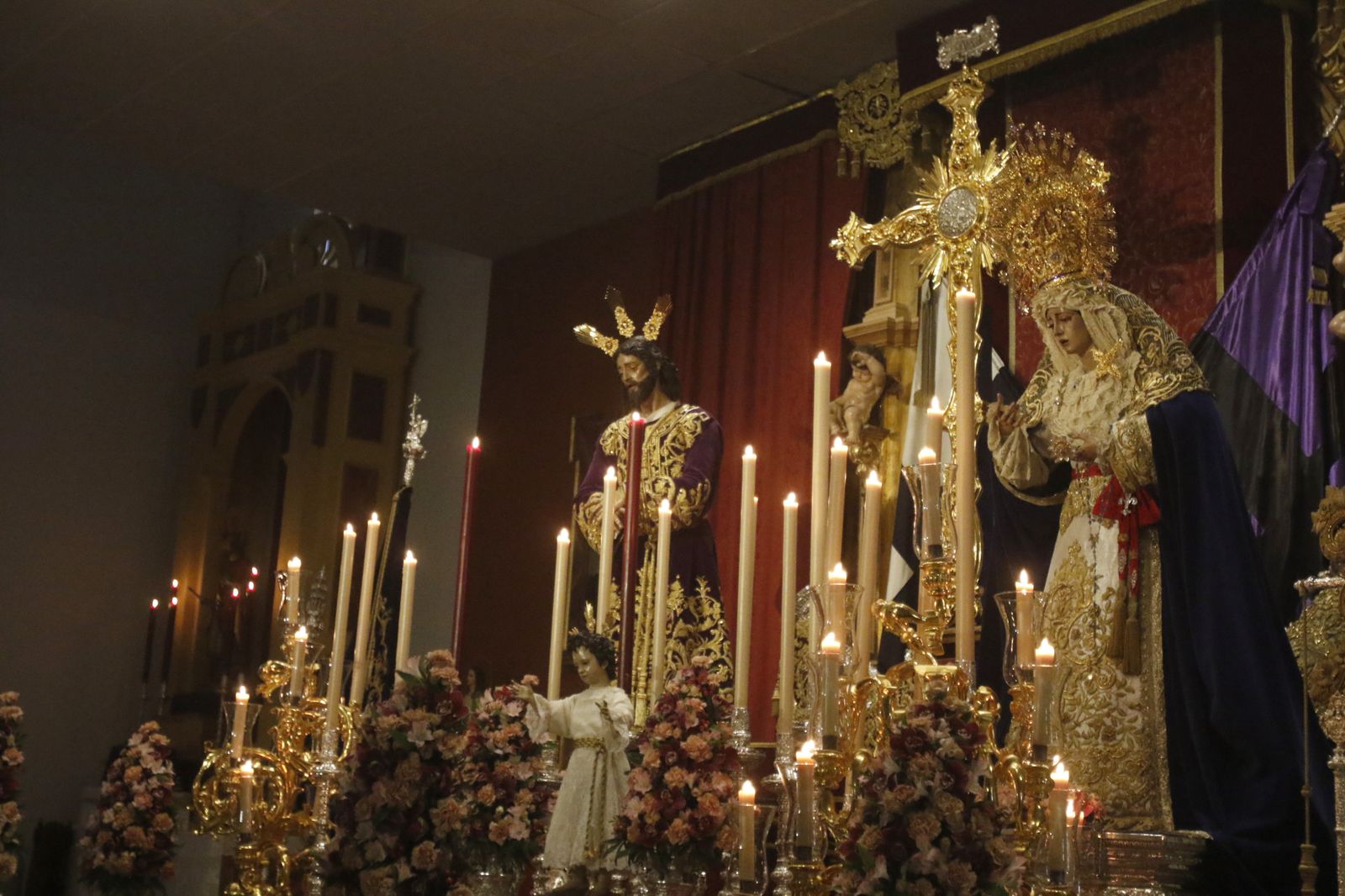 Nuestro Padre Jesús de la Redención y la Virgen de la Estrella.