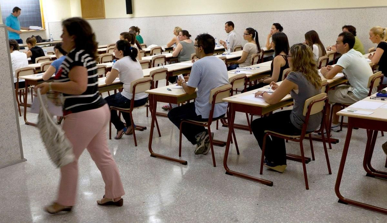 Alumnos en la última convocatoria de Granada, celebrada en febrero