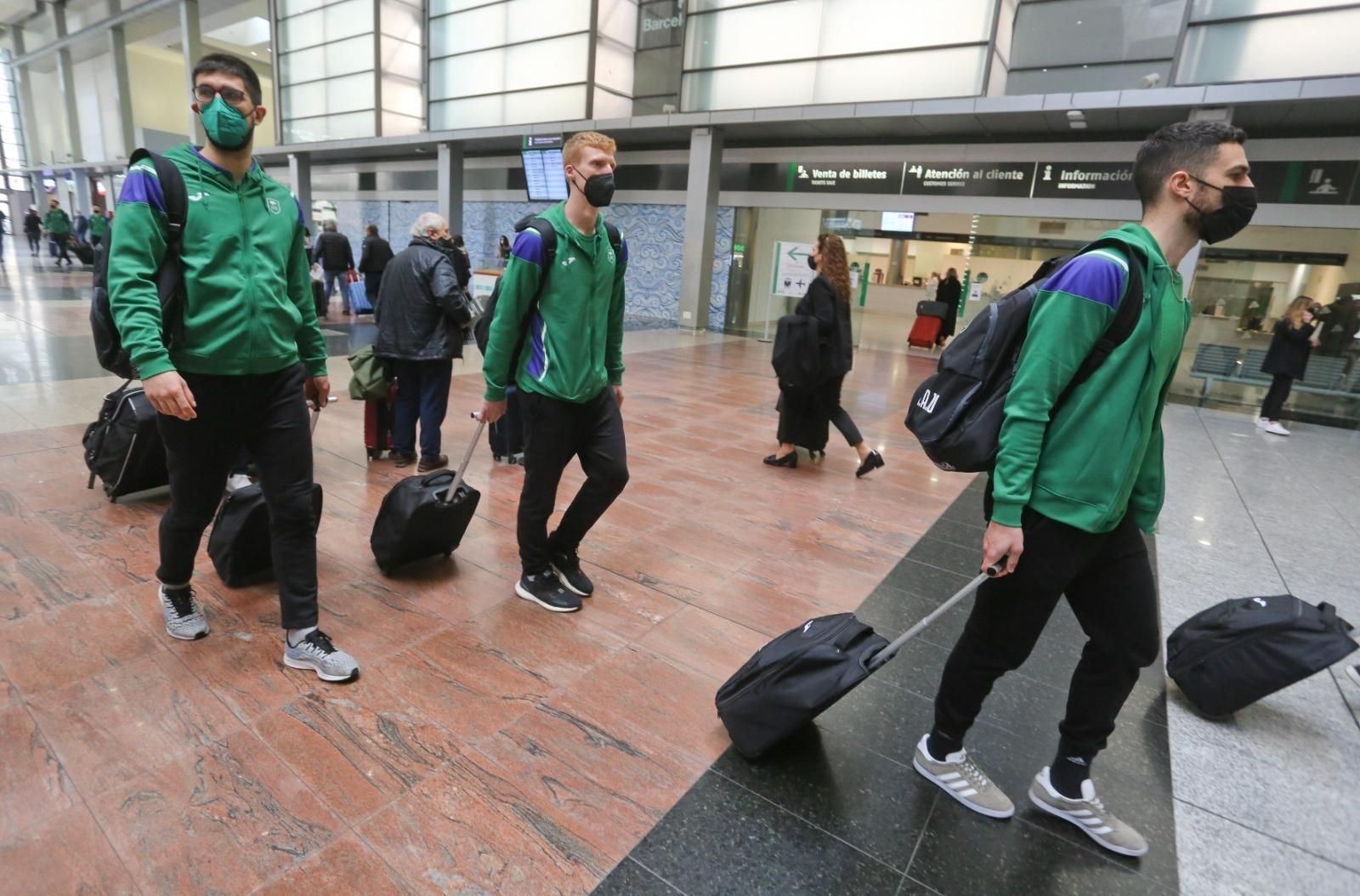 Málaga CF y Unicaja, en el mismo AVE a Zaragoza.