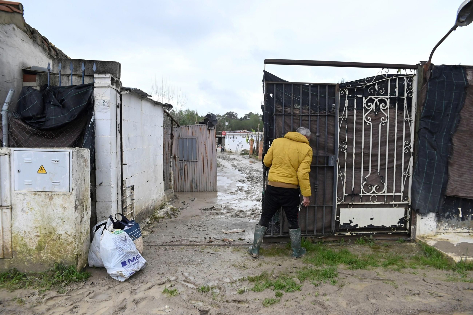 La parcelación de Guadalvalle tras el paso del temporal