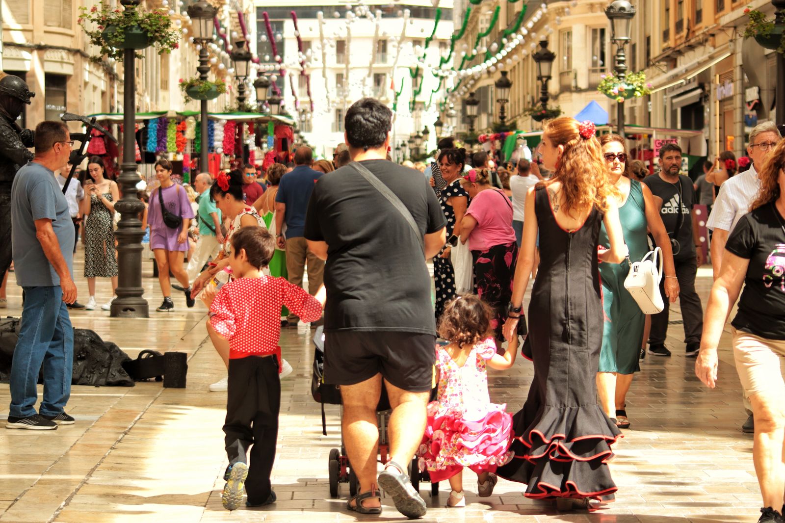 Feria de Málaga: las mejores imágenes del Centro este martes festivo