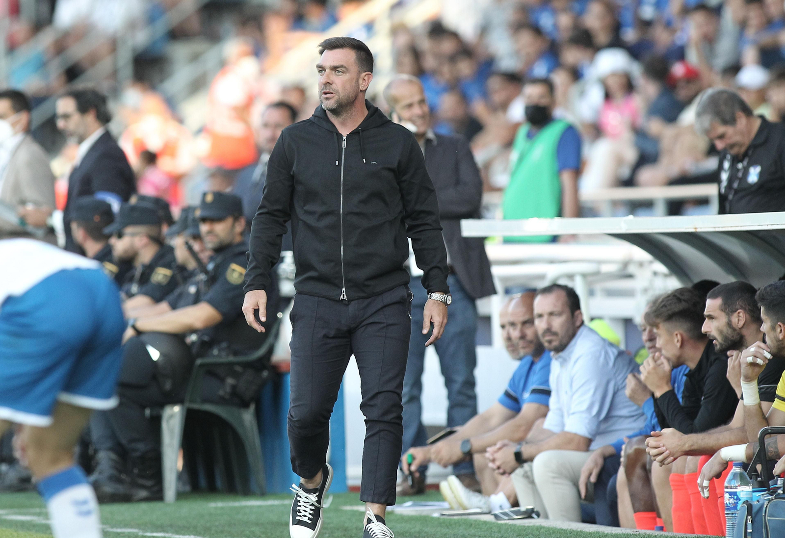 Guede, en el Tenerife-Málaga CF