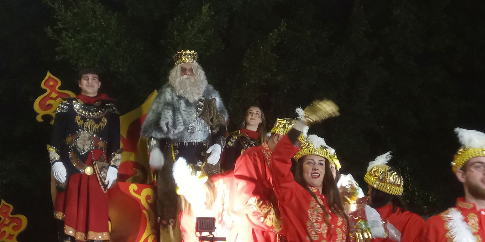 La carroza del Rey Melchor.