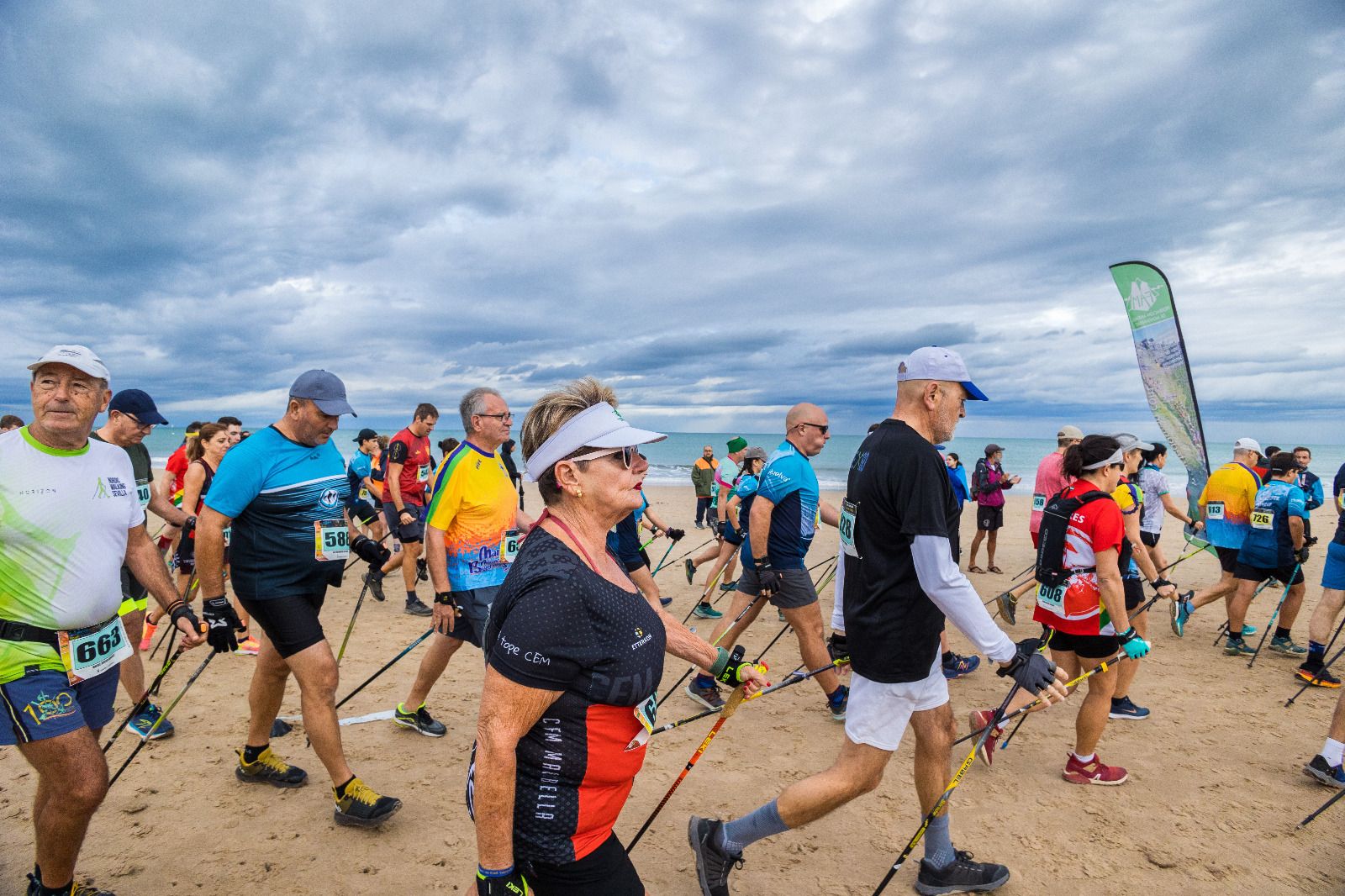 Imágenes del V Desafío Solidario Playa del Castillo de San Fernando.