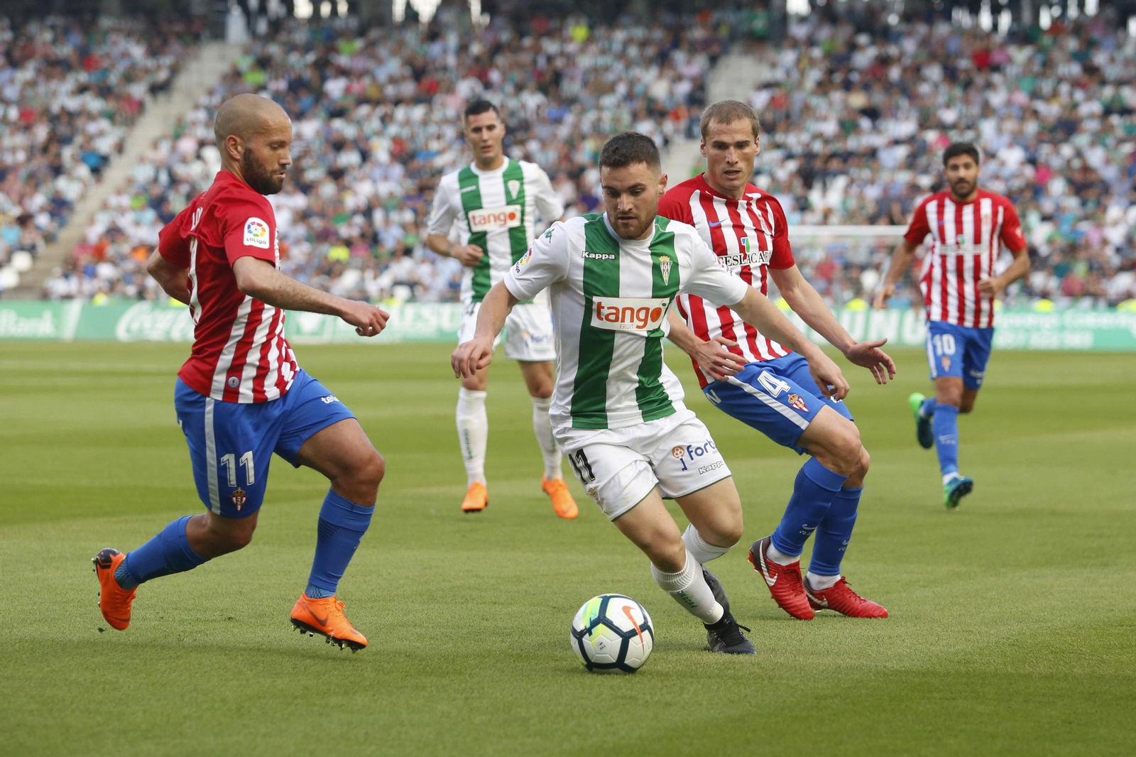 El Córdoba CF-Sporting de Gijón, en imágenes