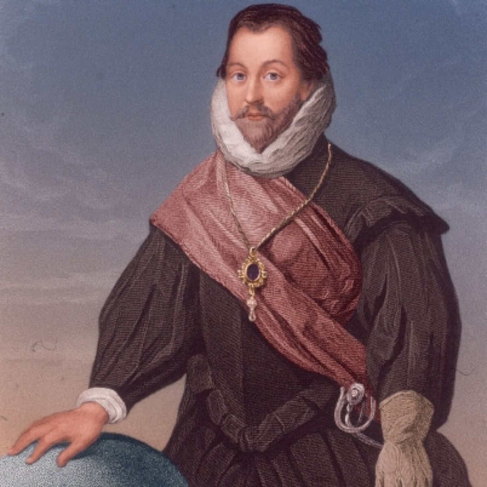 Sir Francis Drake (1543-1596), el más famoso corsario inglés. Pirata para los españoles, héroe para los ingleses.