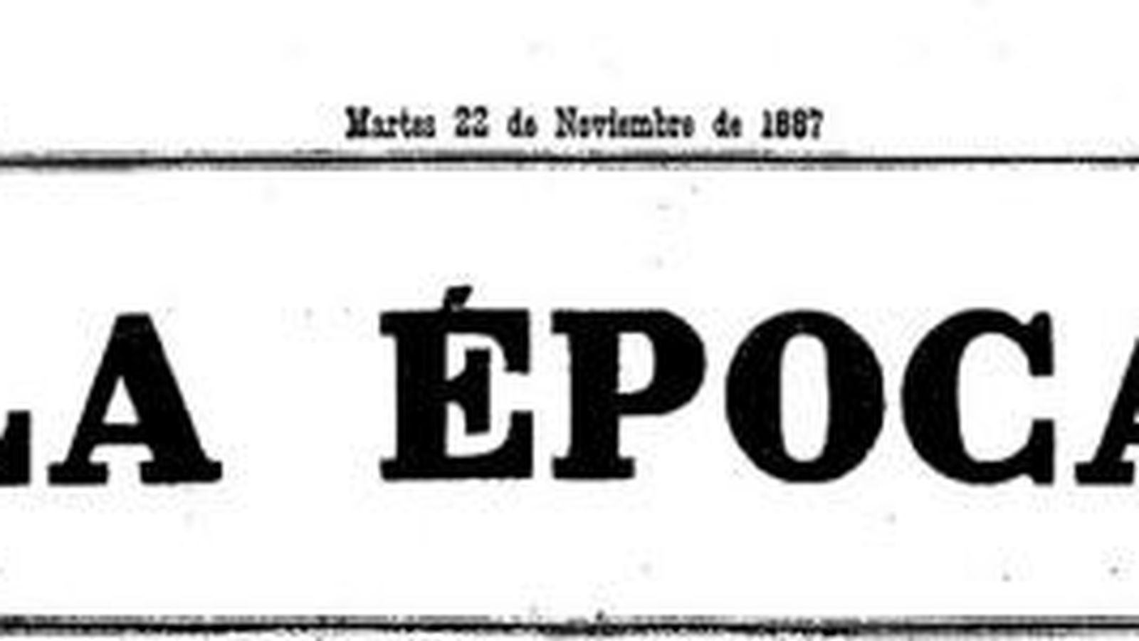 La Época. 22 septiembre 1890.