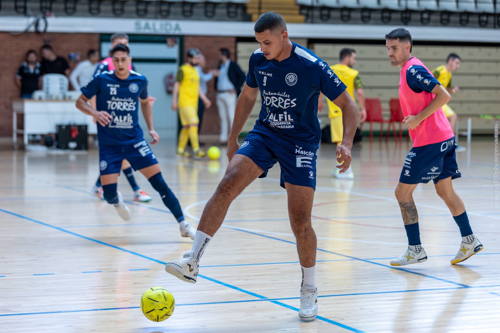 Imagen del Málaga Ciudad Redonda FS contra el ADC Lugo Sala