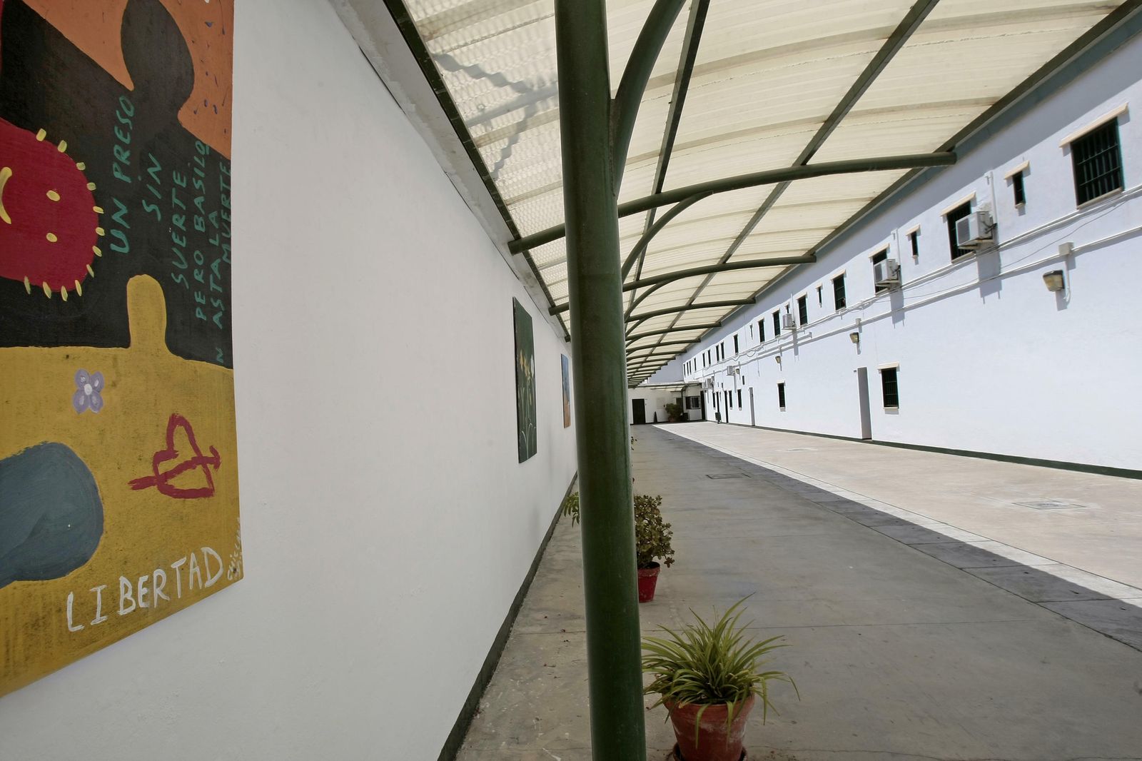 Imagen de una de las galerías del centro penitenciario de Puerto III.