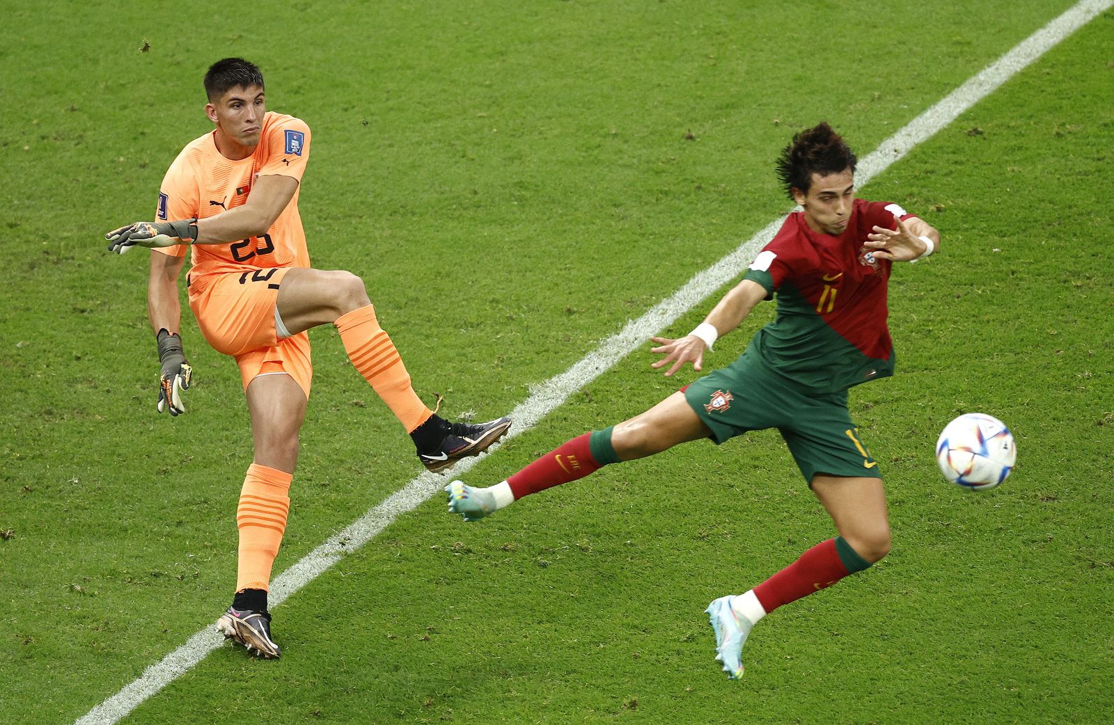 Las imágenes del Portugal - Uruguay