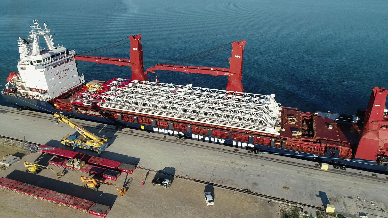 Imagen aérea del Tasmanic Winter, minutos antes de llegar a La Galeona