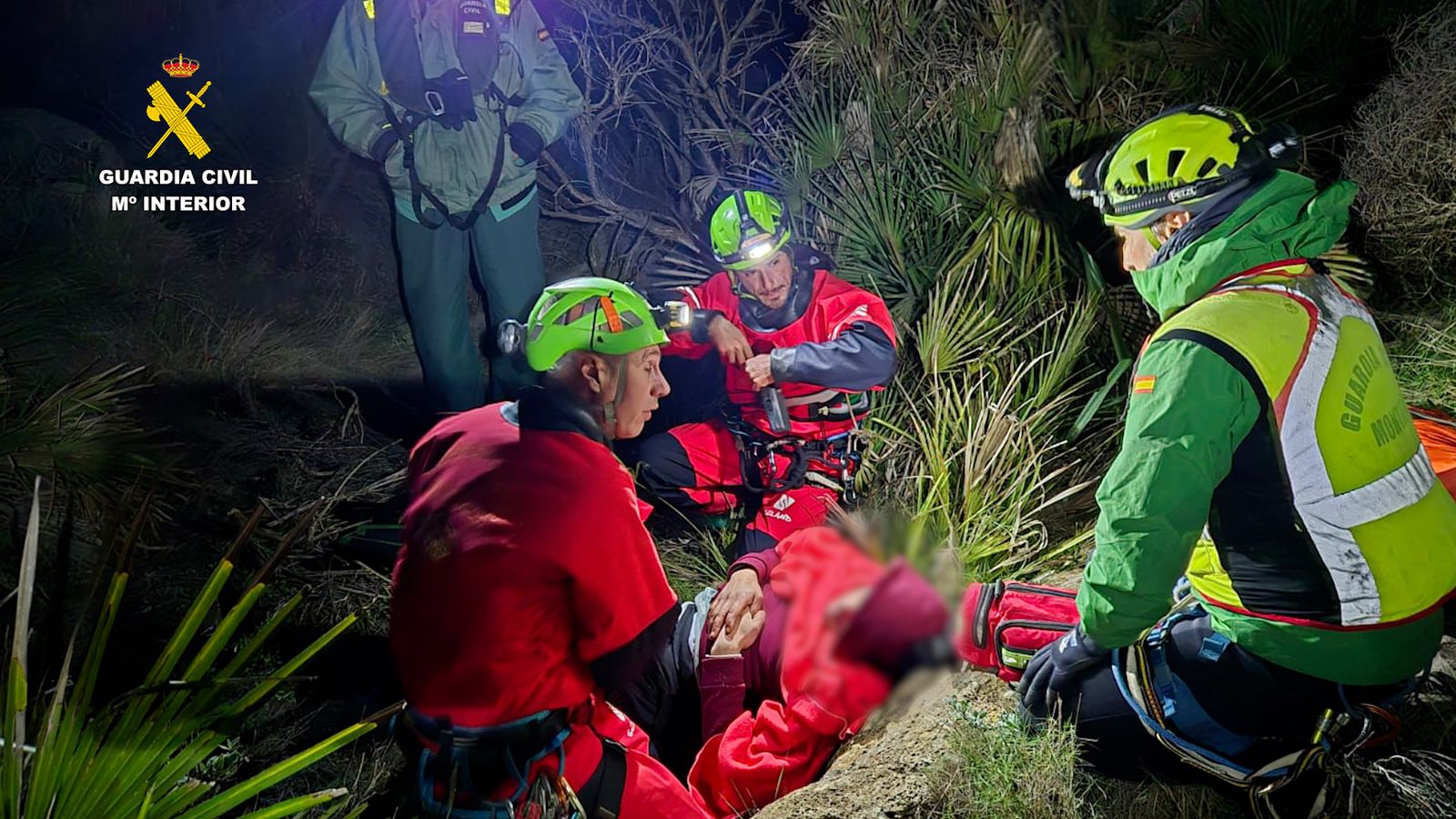 La Guardia Civil se ha encargado del rescate.