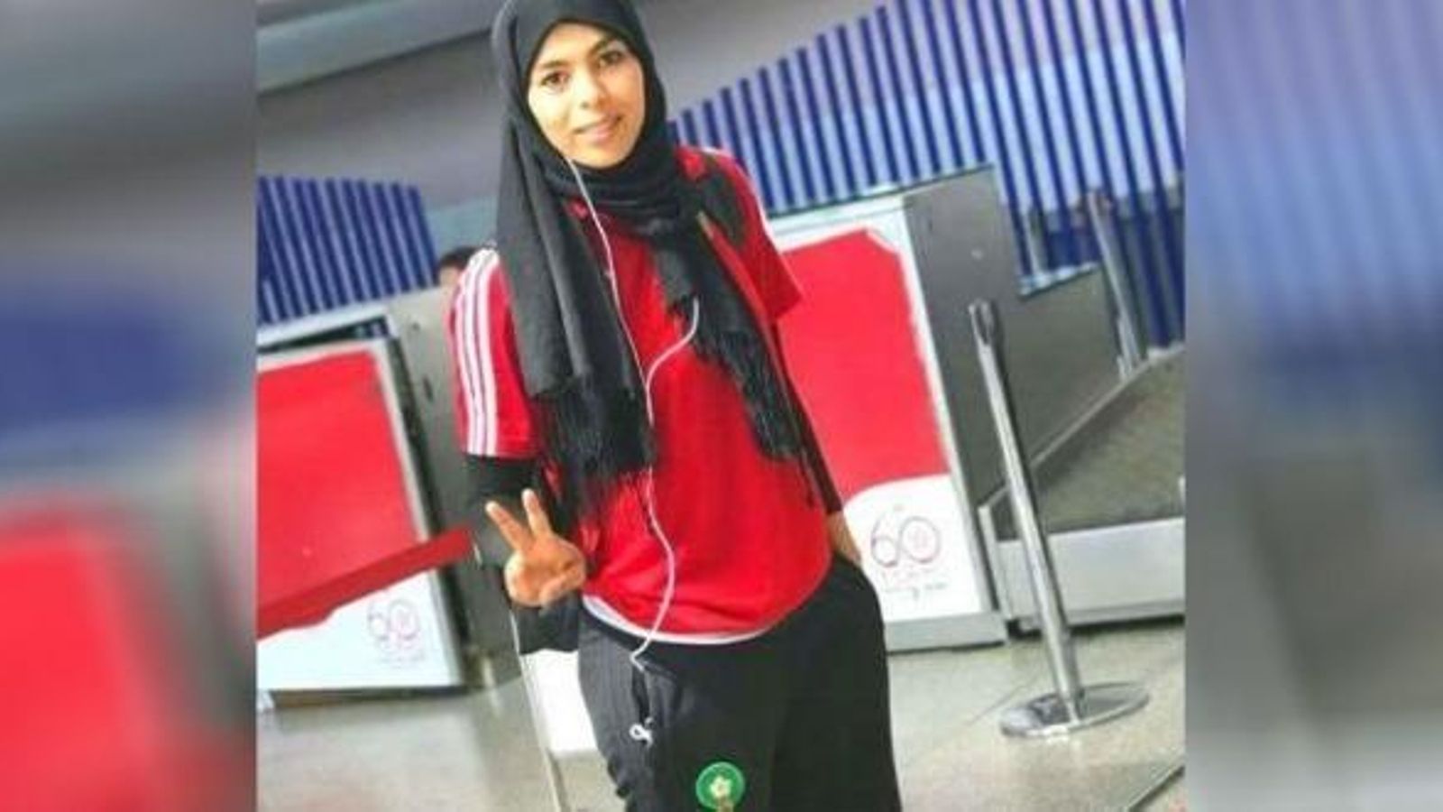 Meriem Bouhid, la futbolista marroquí que se quedó ilegalmente en España en agosto tras jugar un torneo en Valencia.