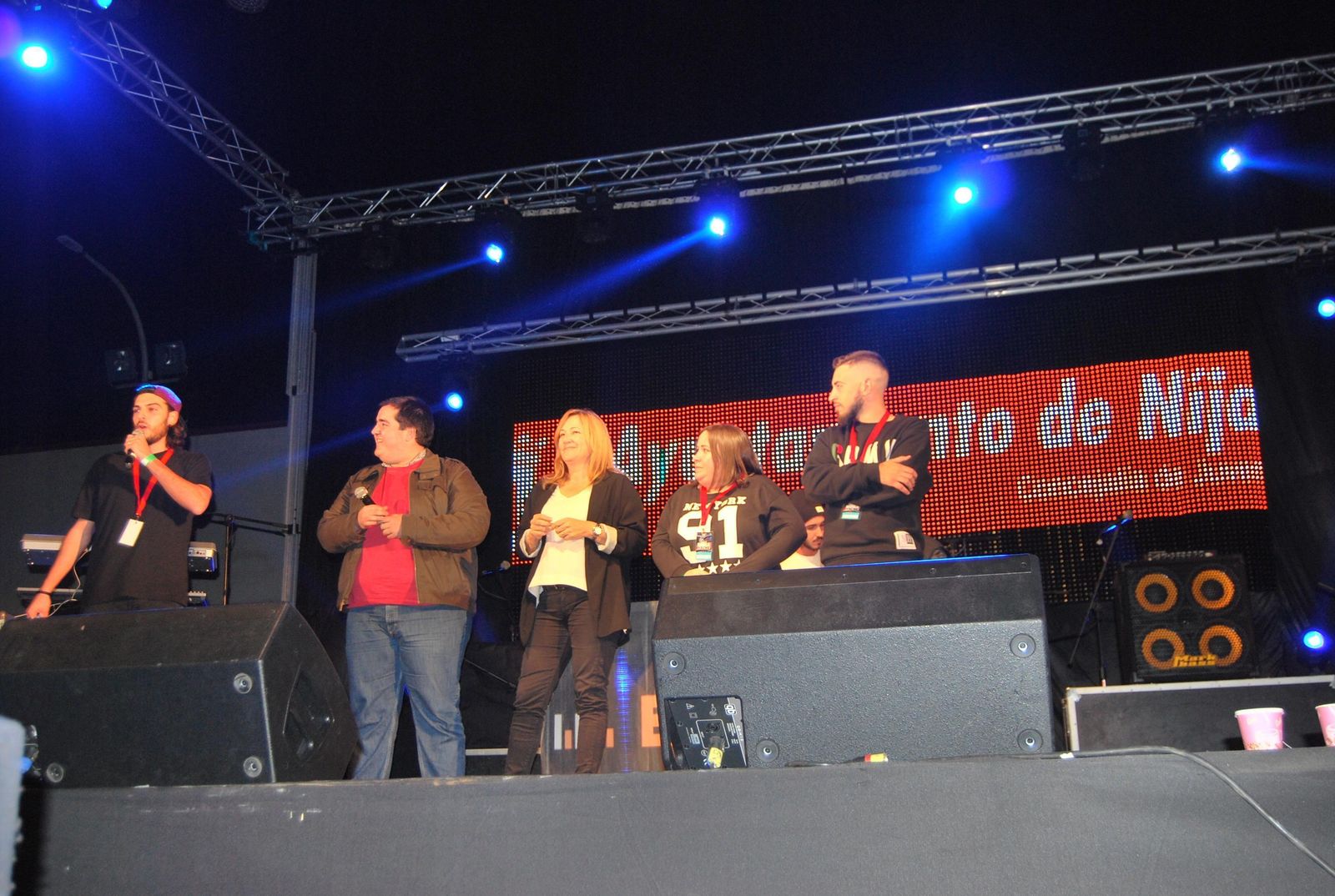 Autoridades municipales estuvieron presentes en el festival.