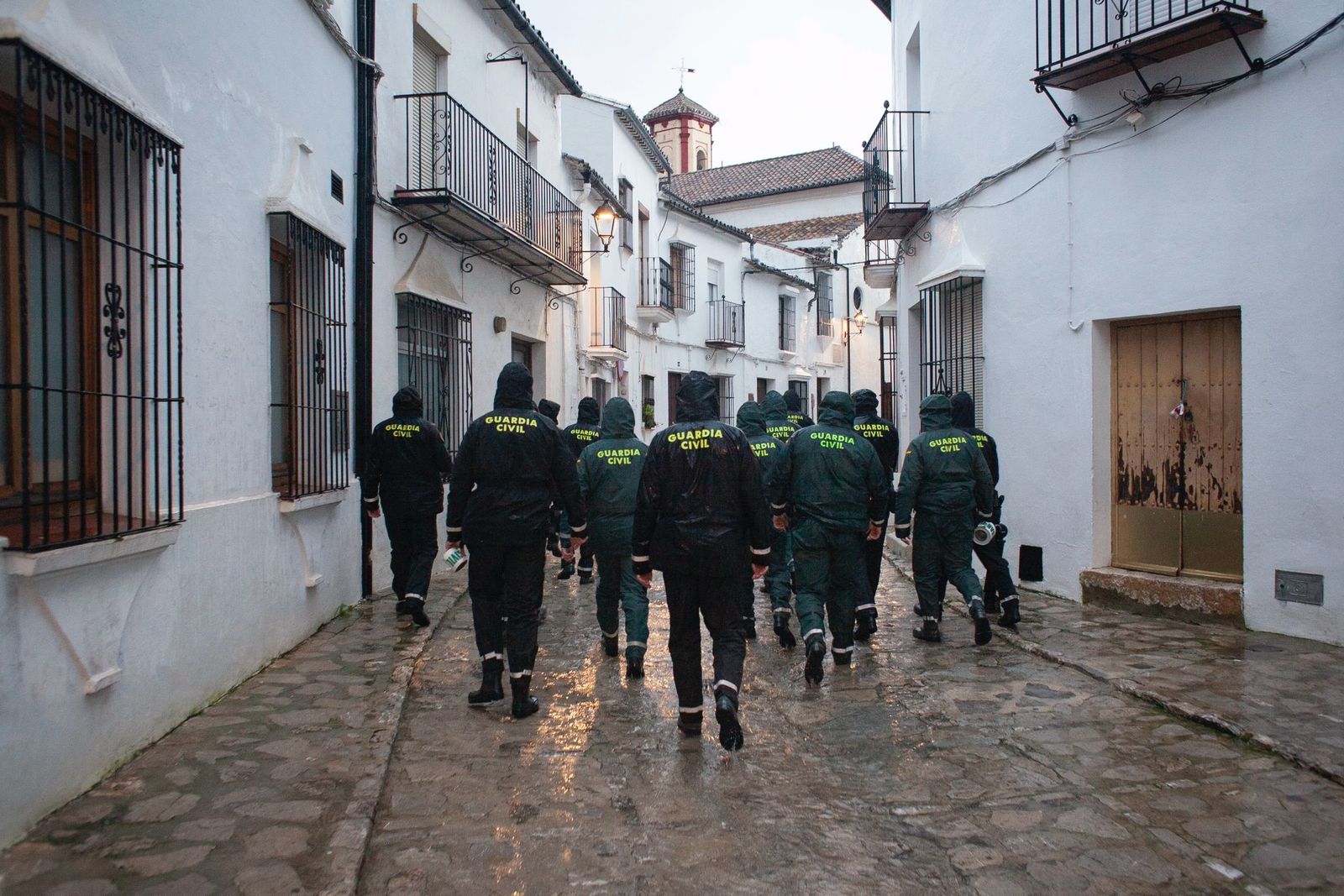 Las imágenes de Grazalema el día del desalojo