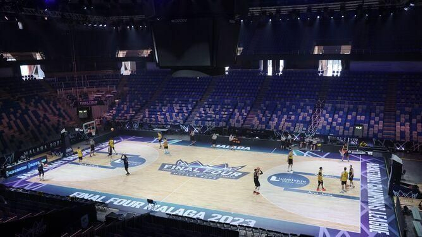 Vista del Carpena durante la pasada Final Four