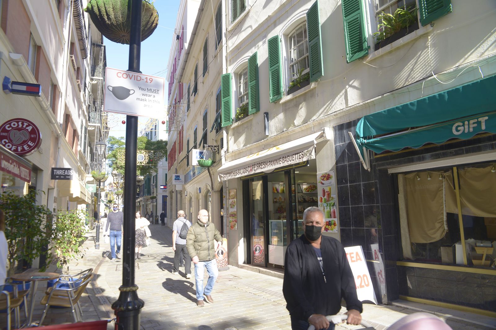 Fotos de Gibraltar en los días previos a la Navidad y el Brexit