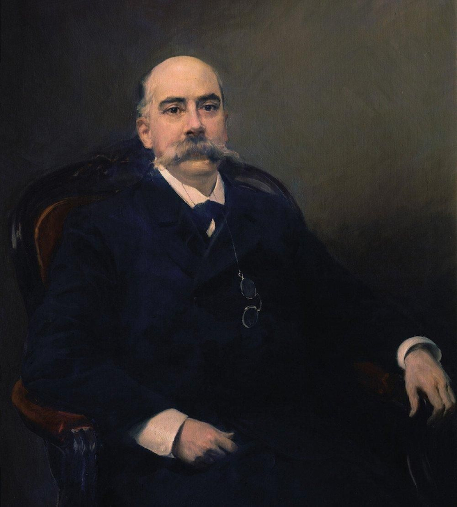 Emilio Castelar, presidente de la comisión sobre el ferrocarril. Emilio Castelar, presidente de la comisión sobre el ferrocarril.