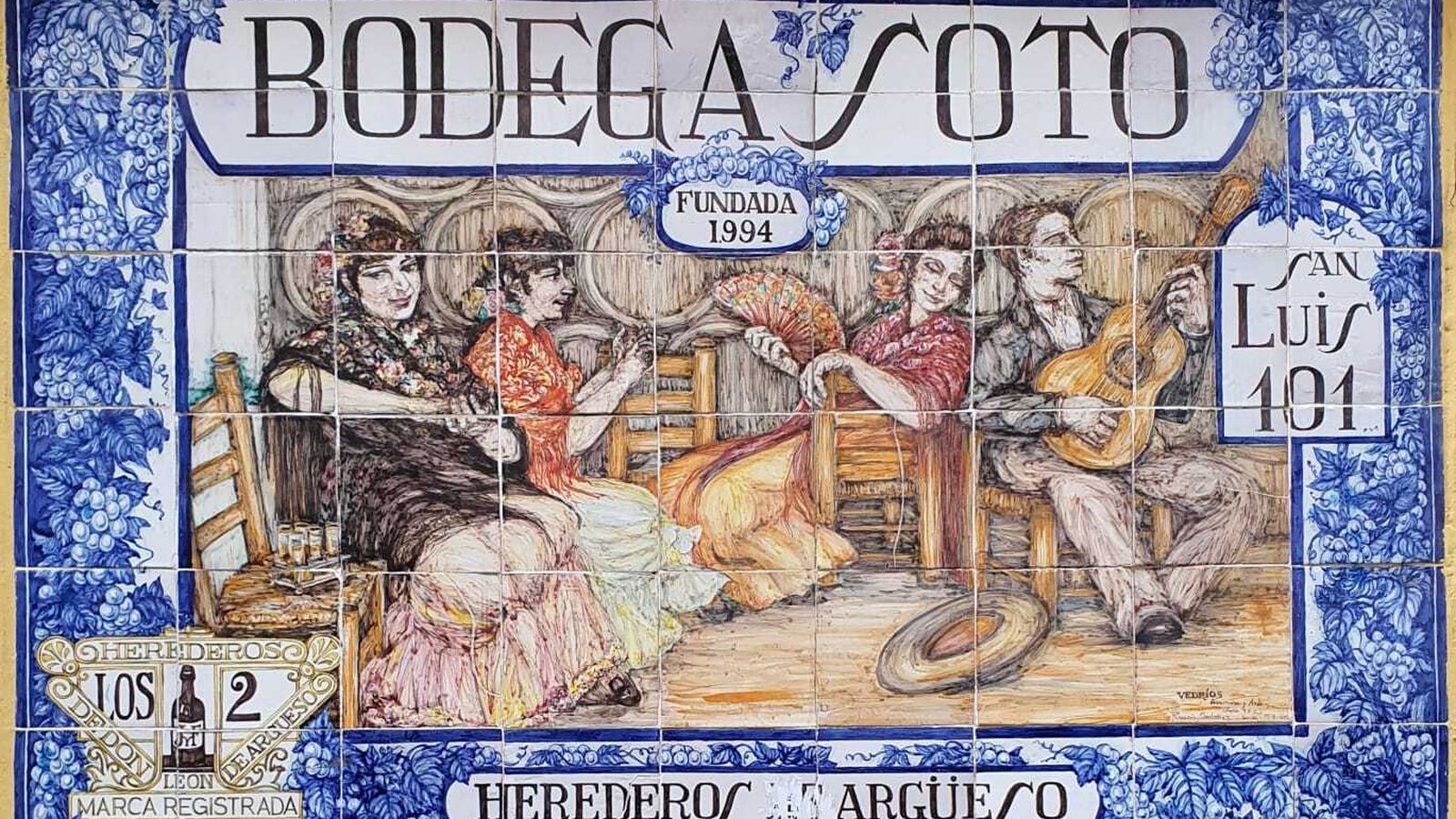 Detalle de la bodega.