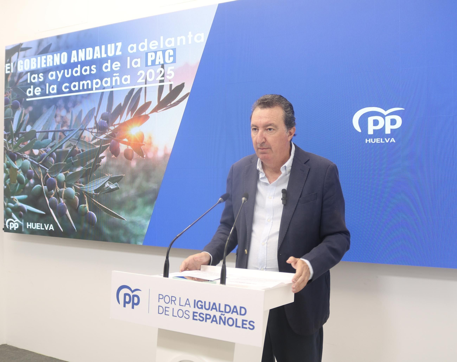 El presidente del PP de Huelva,, Manuel Andrés González.