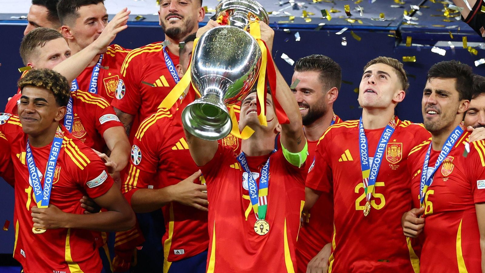 Las mejores fotos del título de España ante Inglaterra