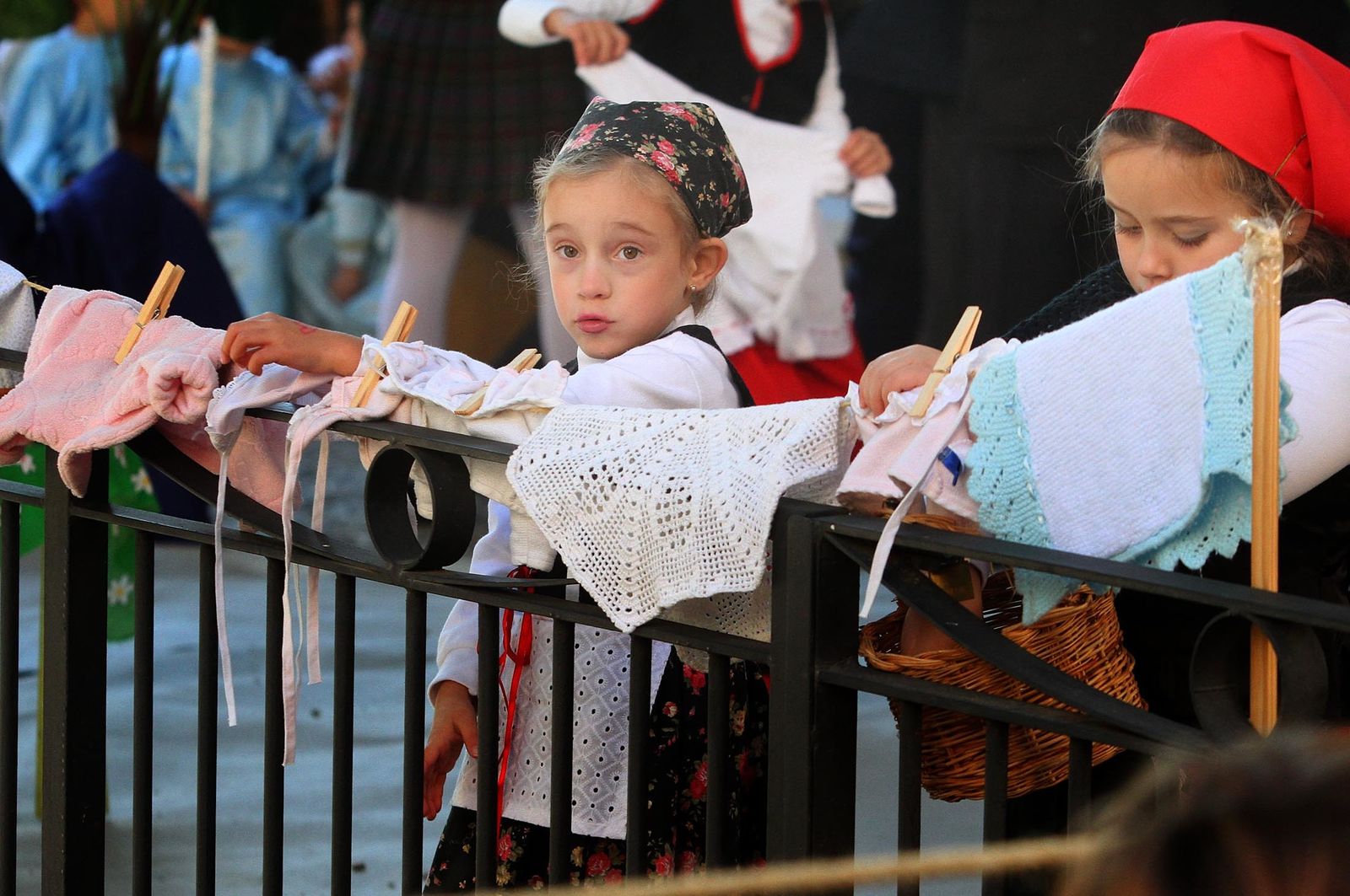 Imágenes del Belén viviente del Colegio María Inmaculada.