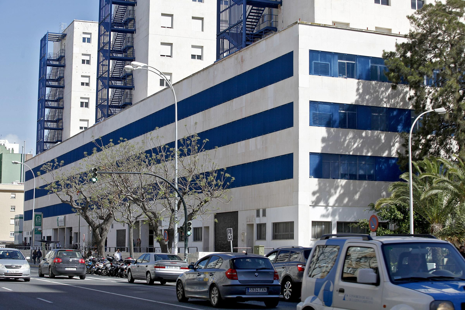 Fachada del Hospital Puerta del Mar.