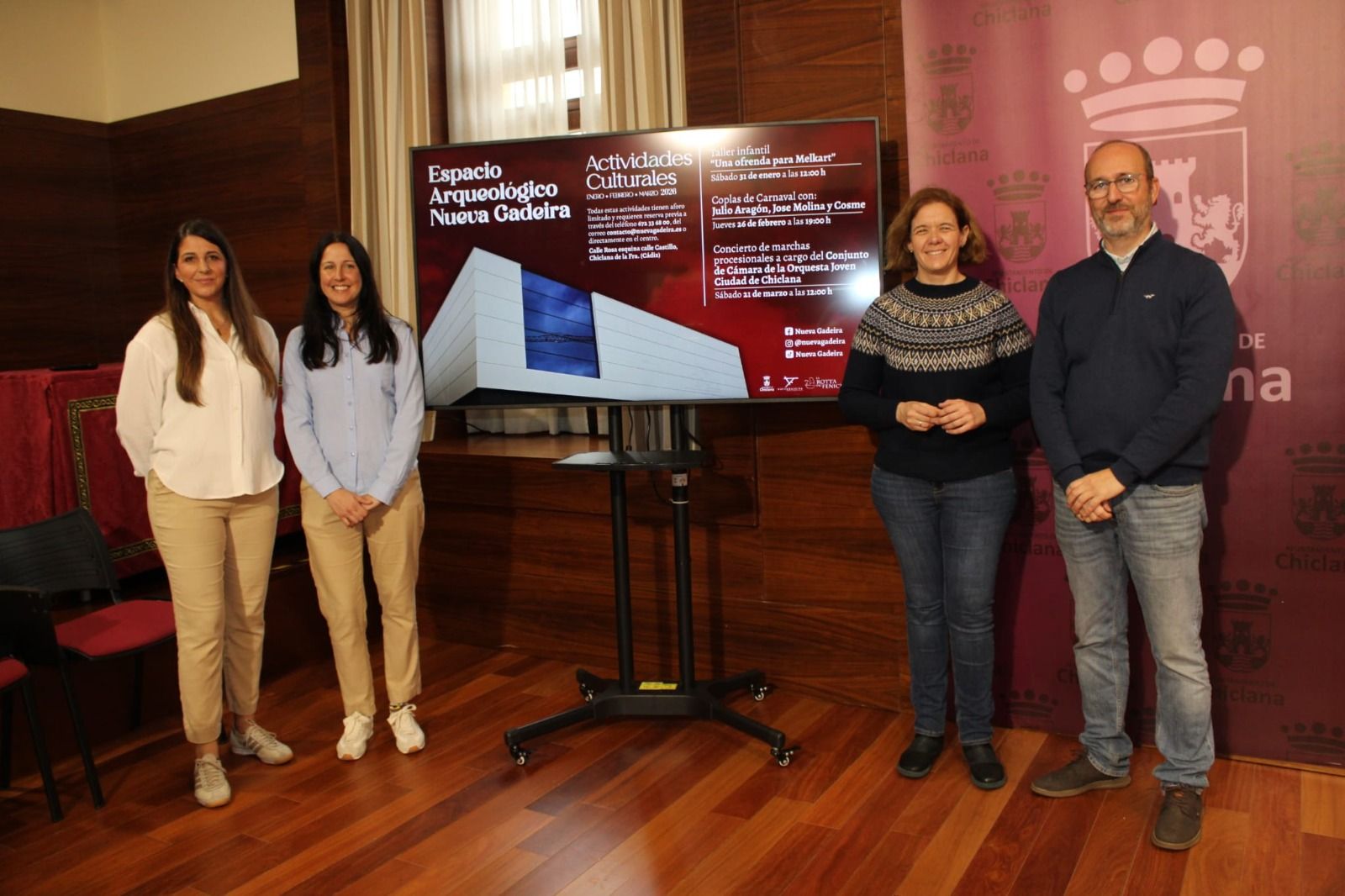 Un momento de esta rueda de prensa.