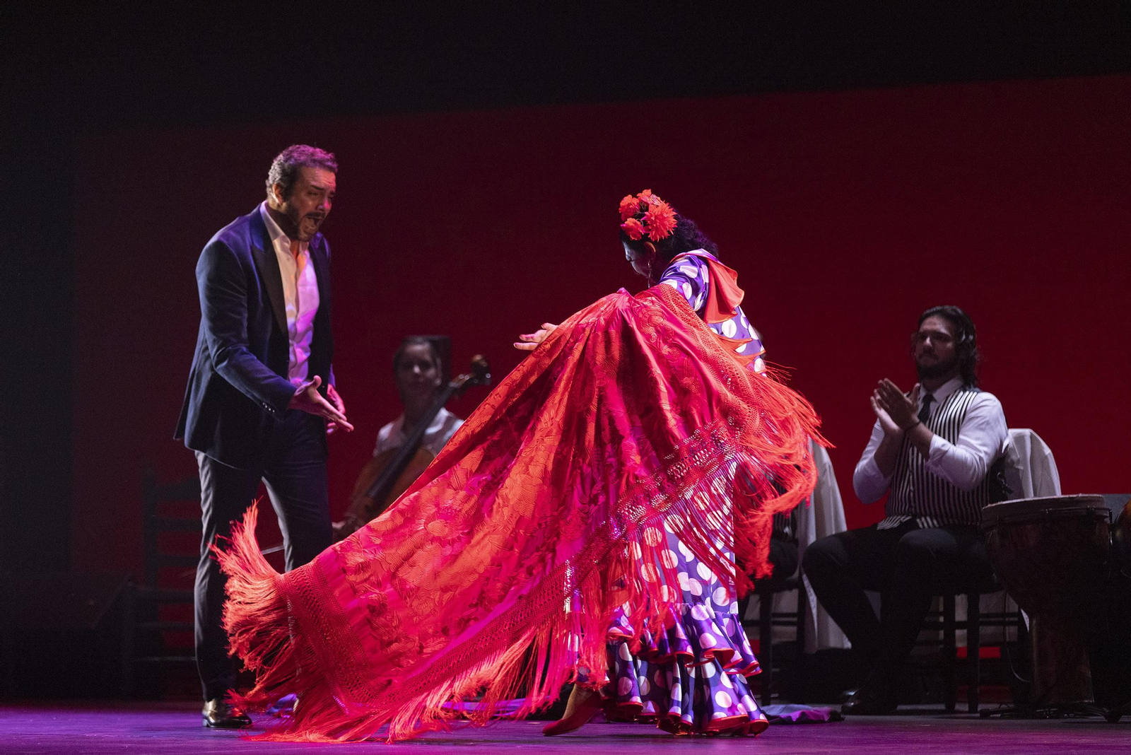 Manuela Carrasco en la Bienal de Sevilla