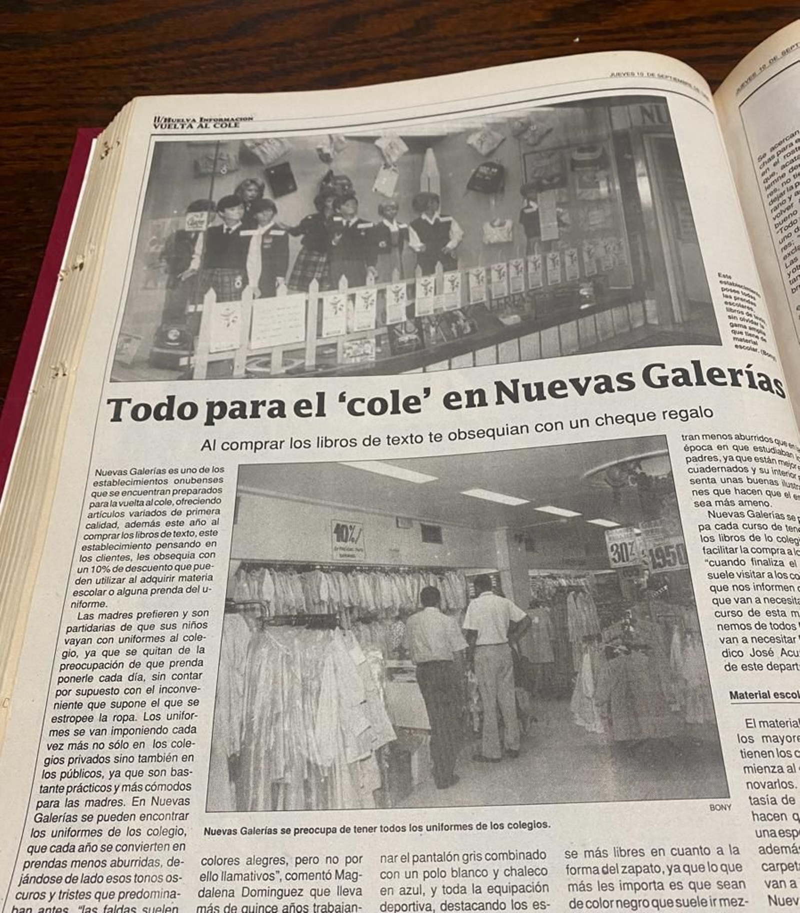 Todo para el cole en Nuevas Galerías